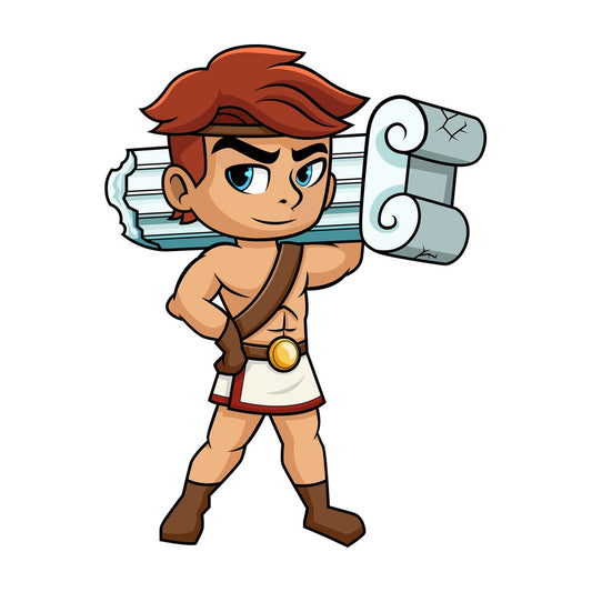 Hercules the son of zeus. PNG - JPG and vector EPS (infinitely scalable). Image isolated on transparent background.