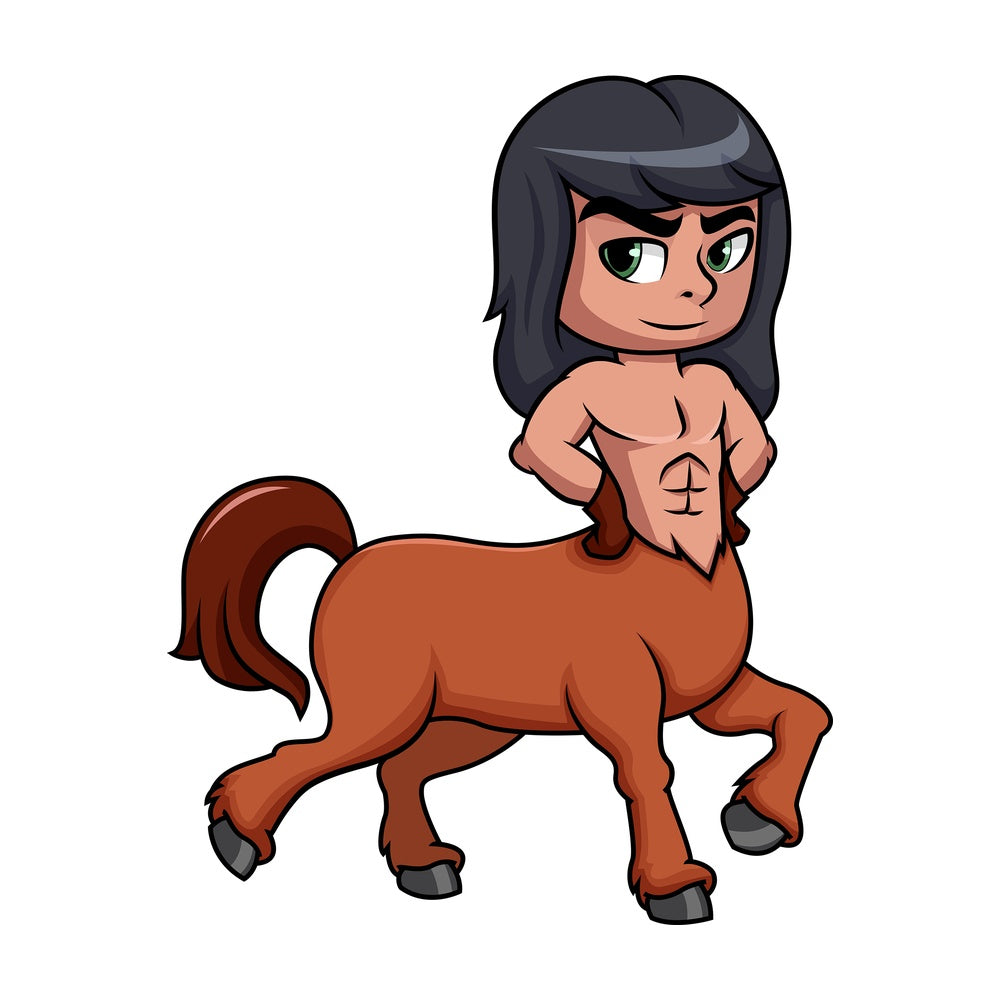 Cute centaur. PNG - JPG and vector EPS (infinitely scalable). Image isolated on transparent background.