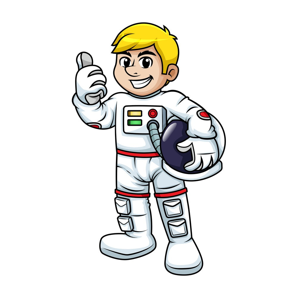 Man in space suit. PNG - JPG and vector EPS (infinitely scalable). Image isolated on transparent background.