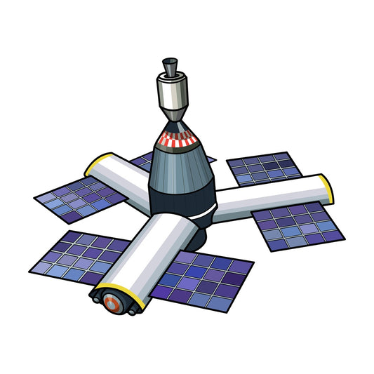 Orbital space station. PNG - JPG and vector EPS (infinitely scalable).