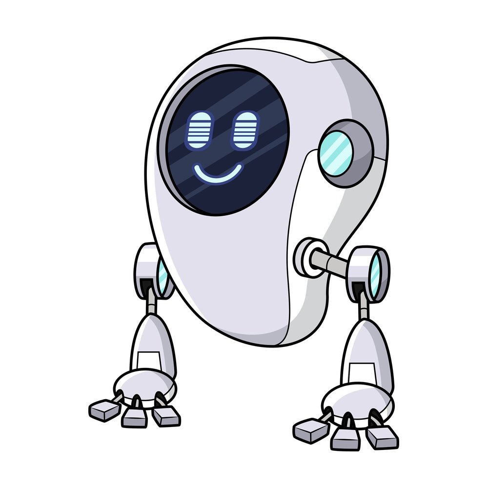 High-Tech robot. PNG - JPG and vector EPS (infinitely scalable).