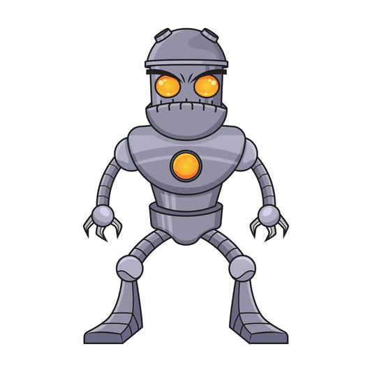 Upset robot. PNG - JPG and vector EPS (infinitely scalable).