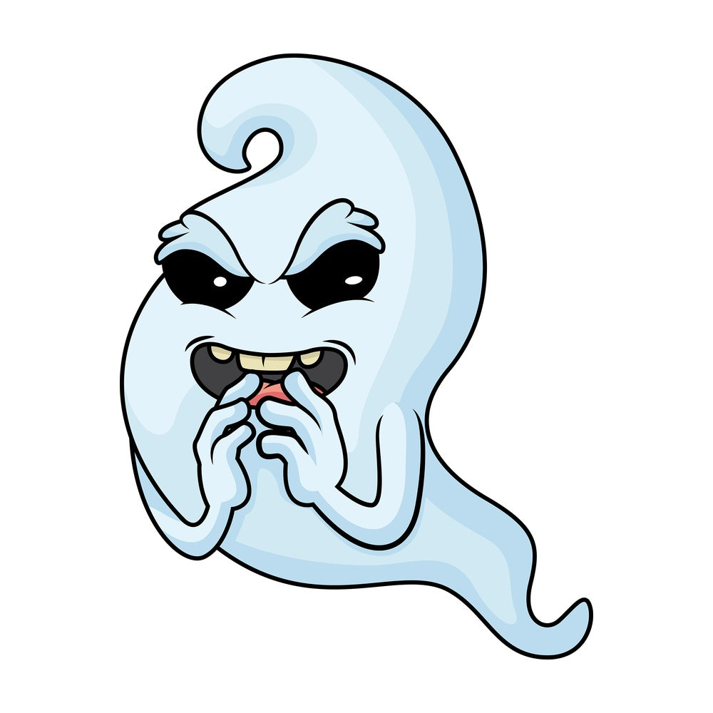 Mean ghost. PNG - JPG and vector EPS (infinitely scalable).