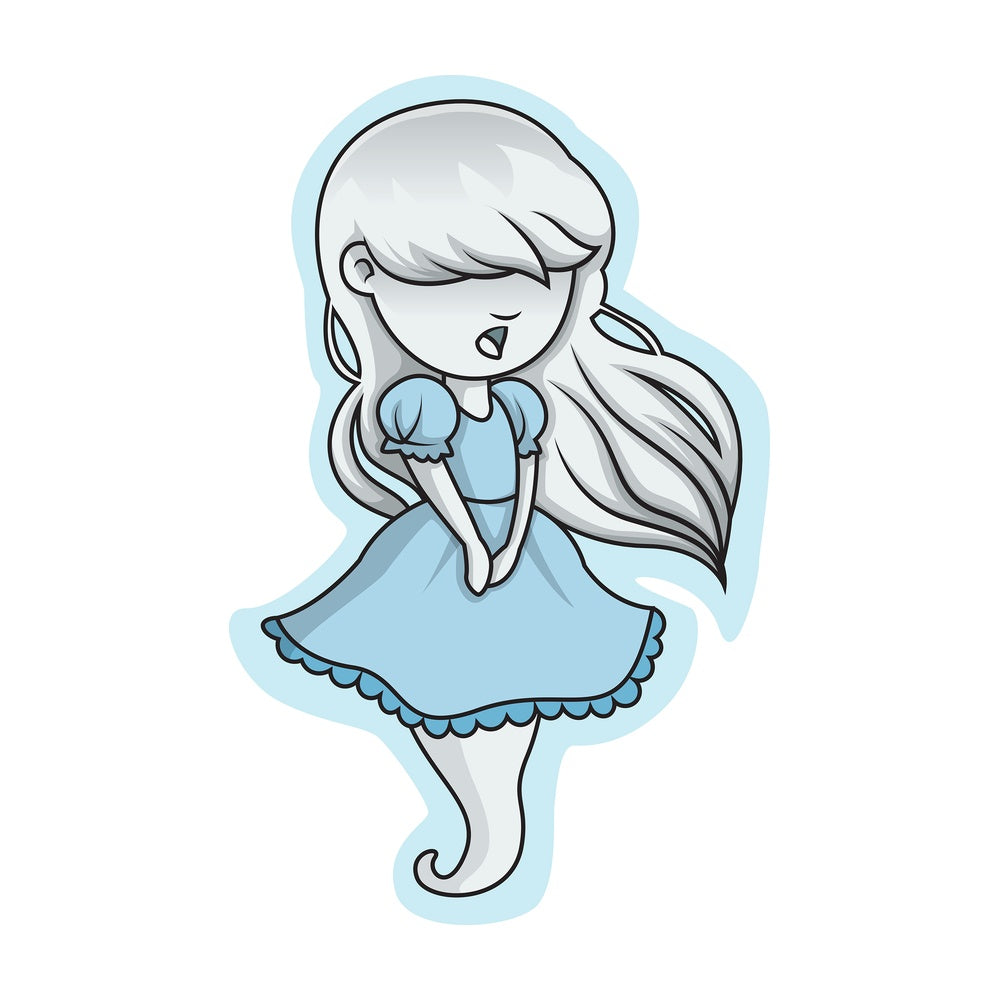 Little girl ghost. PNG - JPG and vector EPS (infinitely scalable).