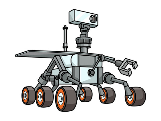 Mars rover. PNG - JPG and vector EPS (infinitely scalable).