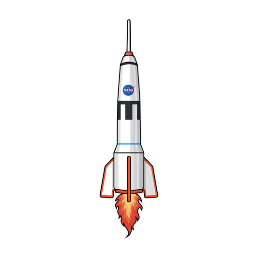 Rocketship launching. PNG - JPG and vector EPS (infinitely scalable).