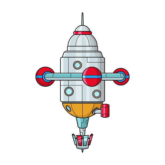 Futuristic space station. PNG - JPG and vector EPS (infinitely scalable).