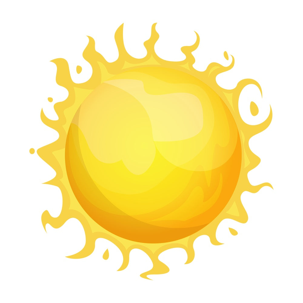 The Sun. PNG - JPG and vector EPS (infinitely scalable).