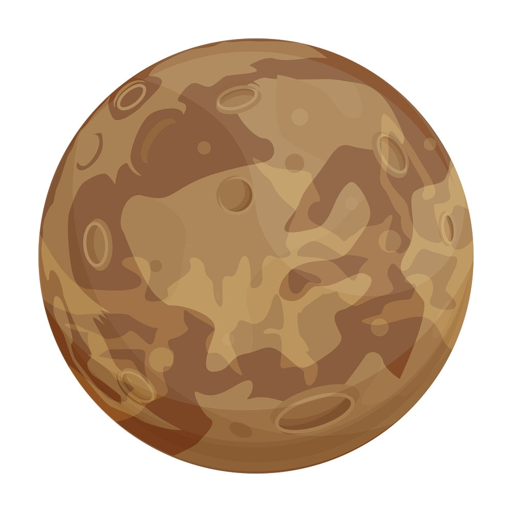 Planet Mercury. PNG - JPG and vector EPS (infinitely scalable).