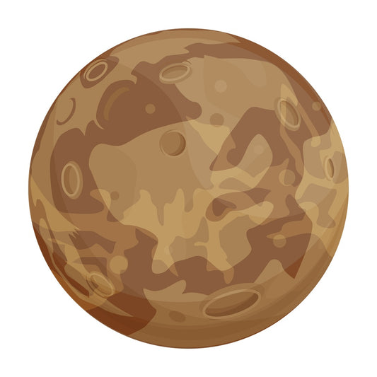 Planet Mercury. PNG - JPG and vector EPS (infinitely scalable).