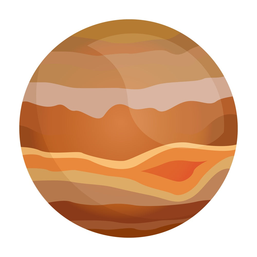 Planet Jupiter. PNG - JPG and vector EPS (infinitely scalable).