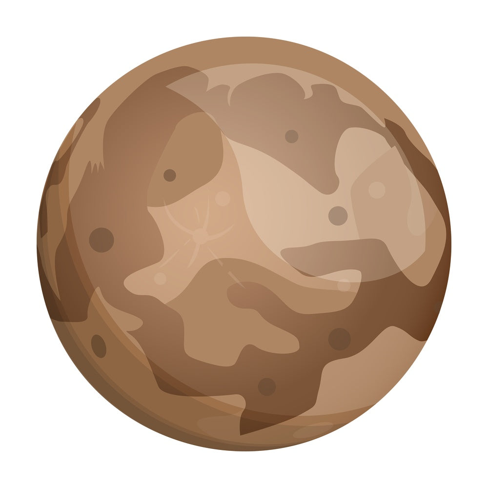 Planet Pluto. PNG - JPG and vector EPS (infinitely scalable).