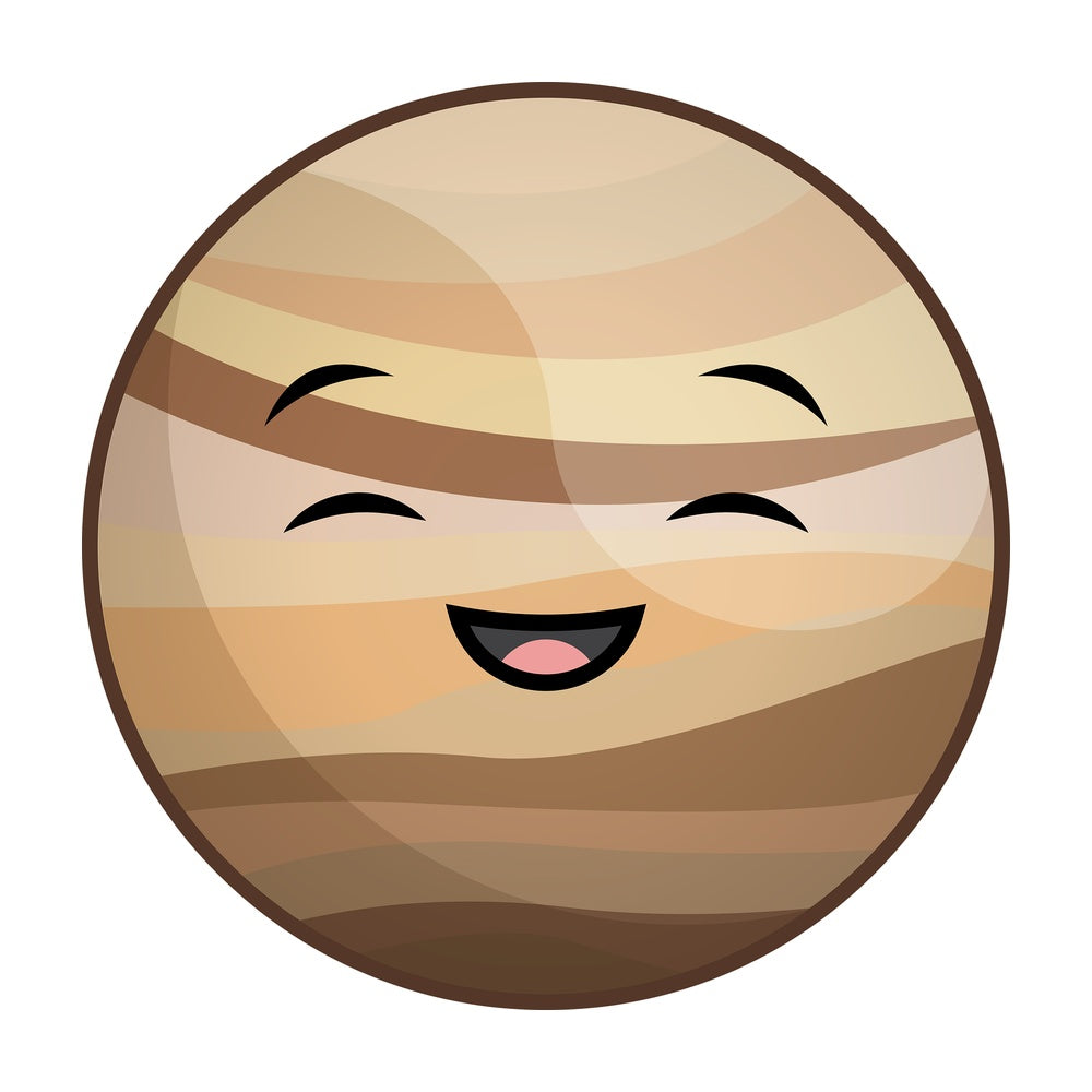 Kawaii planet venus. PNG - JPG and vector EPS (infinitely scalable).