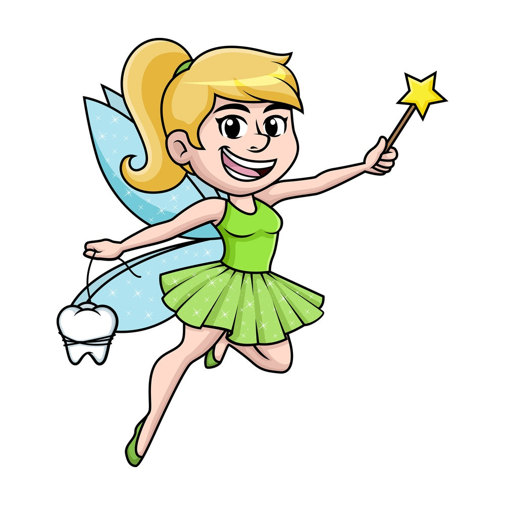 Charming tooth fairy. PNG - JPG and vector EPS (infinitely scalable).