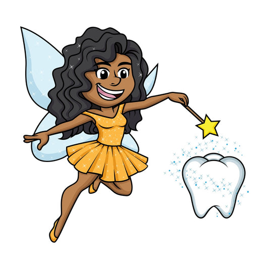 Black tooth fairy. PNG - JPG and vector EPS (infinitely scalable).