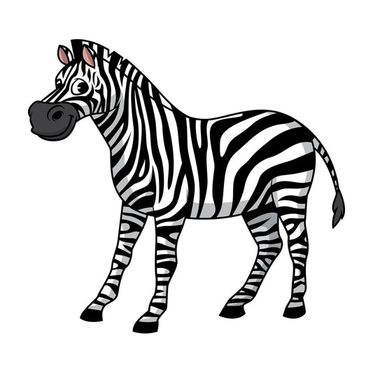 Wild zebra. PNG - JPG and vector EPS (infinitely scalable).