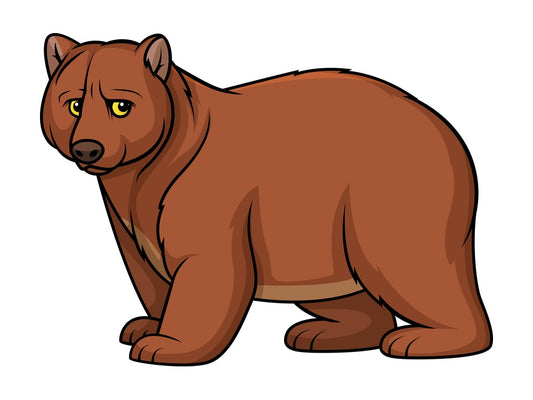 Wild bear. PNG - JPG and vector EPS (infinitely scalable).