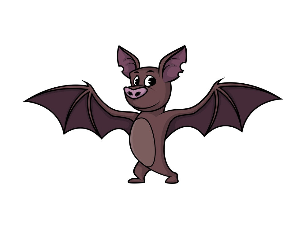 Cute bat. PNG - JPG and vector EPS (infinitely scalable).