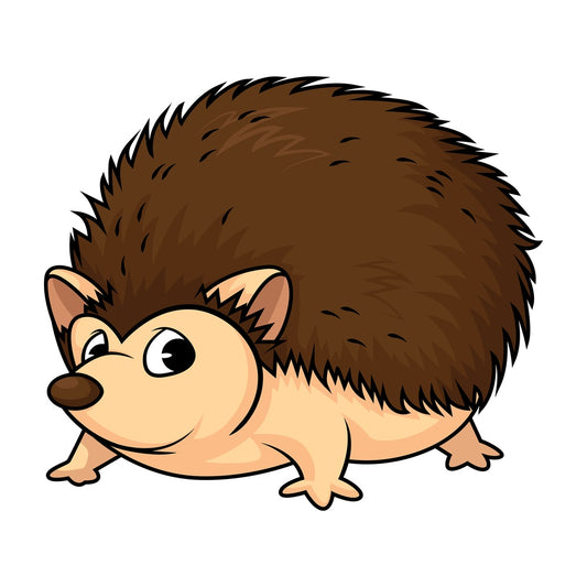 Wild hedgehog. PNG - JPG and vector EPS (infinitely scalable).