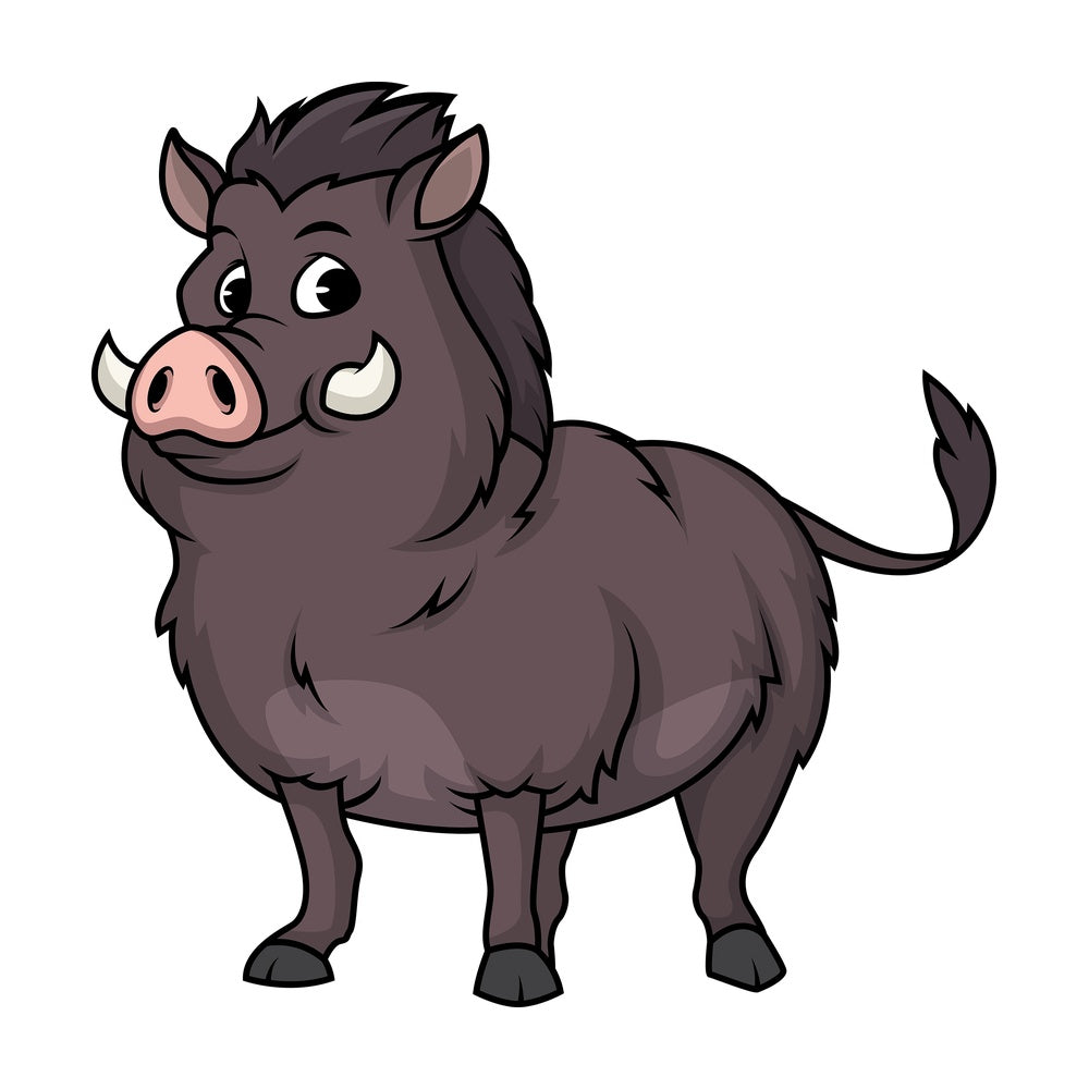 Wild boar. PNG - JPG and vector EPS (infinitely scalable).