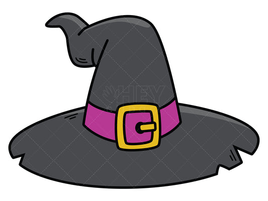 Royalty-free vector illustration of a witch hat.