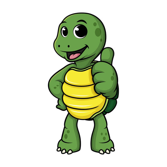 Turtle thumbs up. PNG - JPG and vector EPS (infinitely scalable).