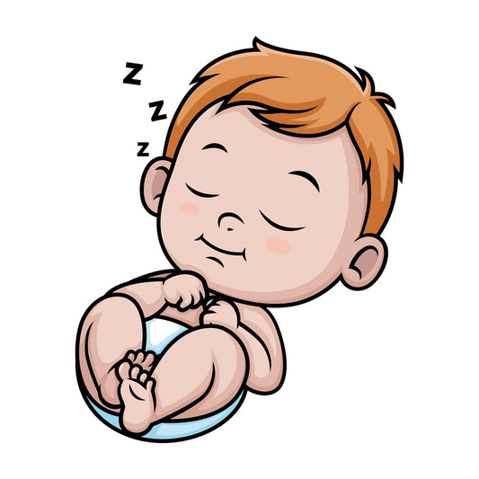 Sleeping baby. PNG - JPG and vector EPS (infinitely scalable).
