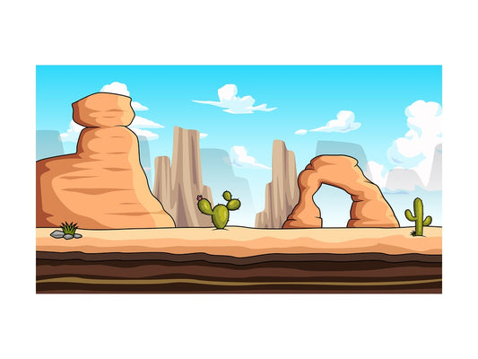 Wild west background in 16:9 aspect ratio. PNG - JPG and vector EPS file formats (infinitely scalable).
