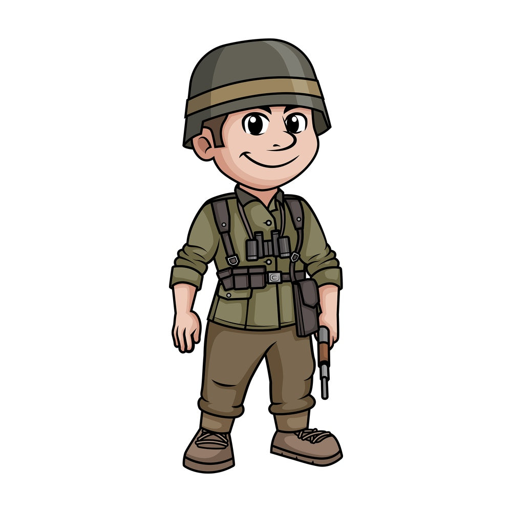 World War 2 German soldier. PNG - JPG and vector EPS (infinitely scalable).