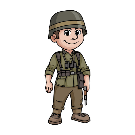 World War 2 German soldier. PNG - JPG and vector EPS (infinitely scalable).