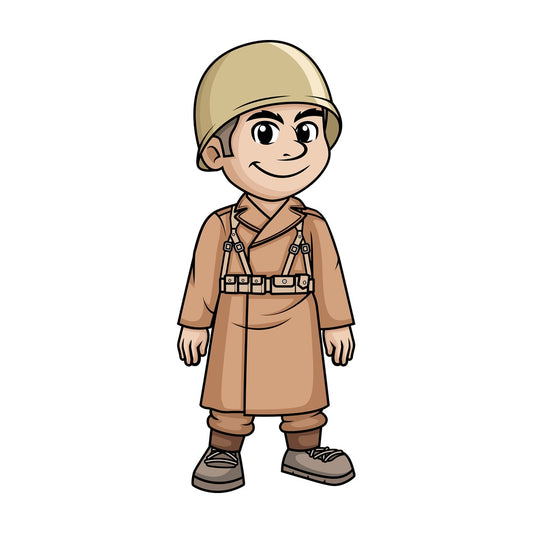 World War 2 French soldier. PNG - JPG and vector EPS (infinitely scalable).