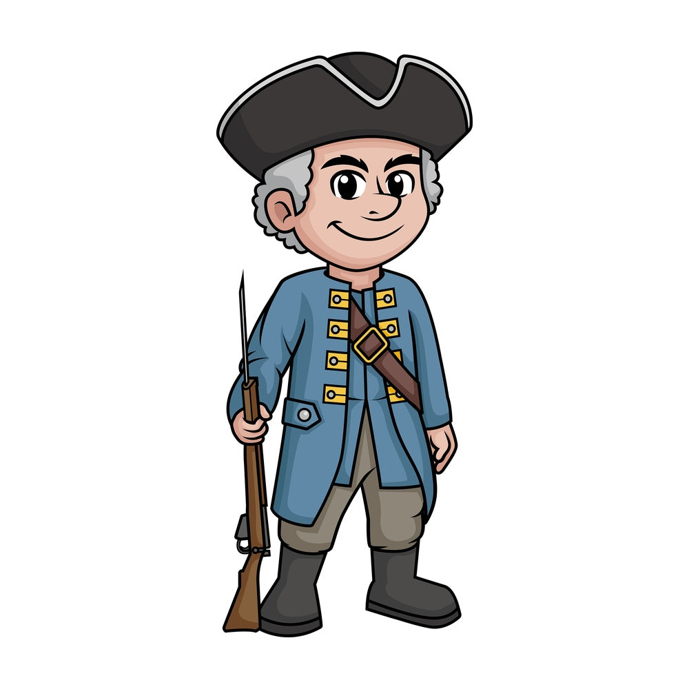 18th centrury soldier. PNG - JPG and vector EPS (infinitely scalable).