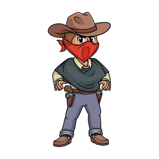 Wild west gunslinger. PNG - JPG and vector EPS (infinitely scalable).