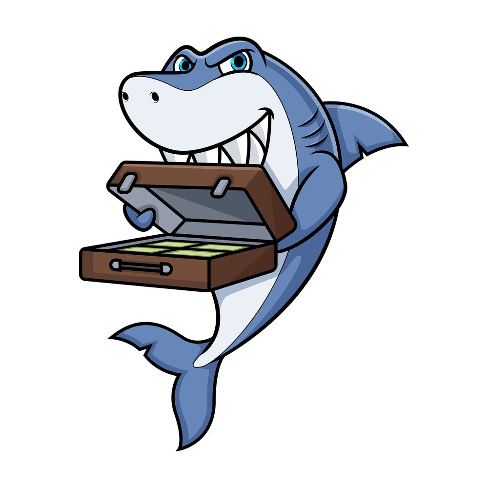 Loan shark. PNG - JPG and vector EPS (infinitely scalable).