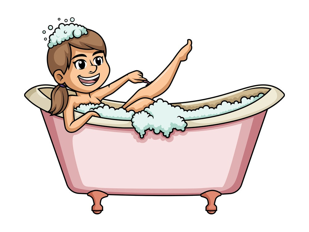 Woman shaving her legs . PNG - JPG and vector EPS (infinitely scalable).