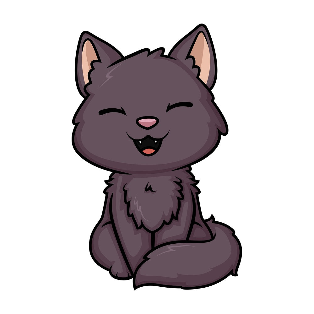 Chibi kawaii cat. PNG - JPG and vector EPS (infinitely scalable).