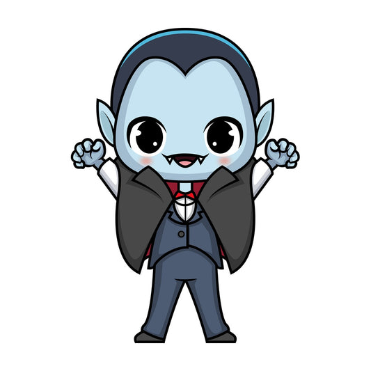 Chibi kawaii vampire. PNG - JPG and vector EPS (infinitely scalable).