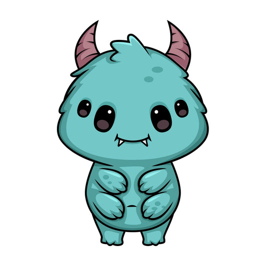 Chibi kawaii monster. PNG - JPG and vector EPS (infinitely scalable).