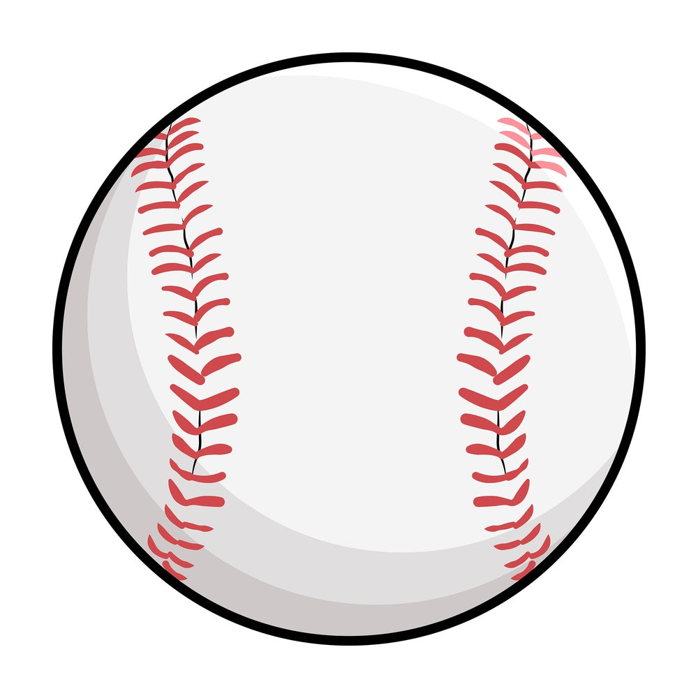 Baseball ball. PNG - JPG and vector EPS file formats (infinitely scalable). Images isolated on transparent background.