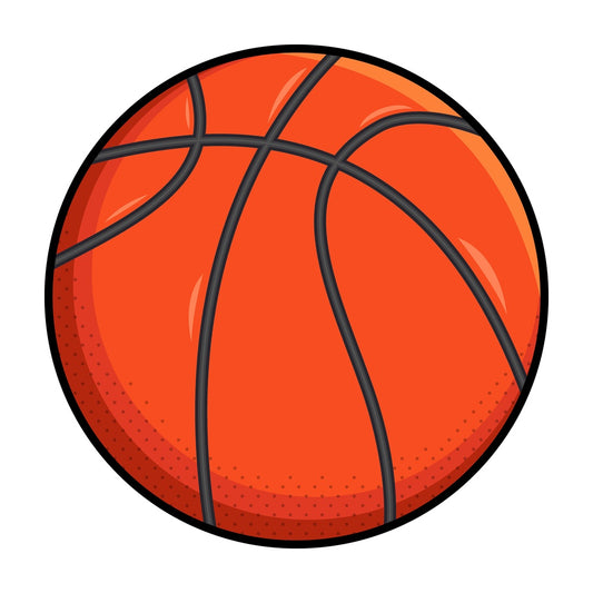 Orange basketball ball. PNG - JPG and vector EPS file formats (infinitely scalable). Images isolated on transparent background.