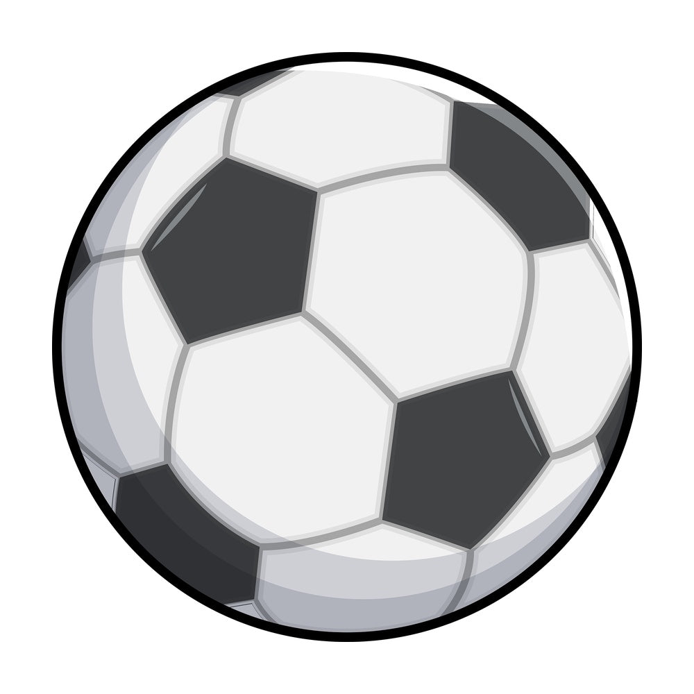 Soccer ball. PNG - JPG and vector EPS file formats (infinitely scalable). Images isolated on transparent background.