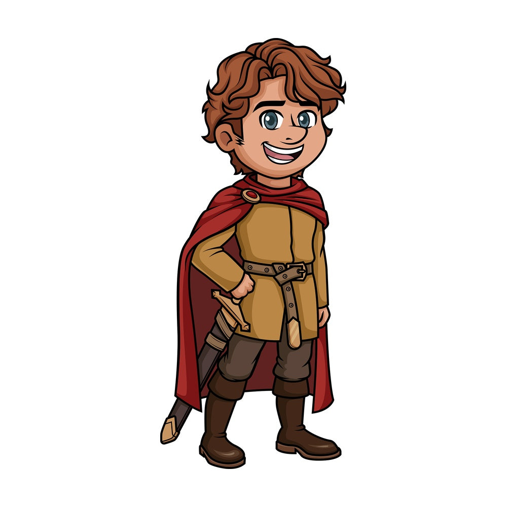 Charming prince. PNG - JPG and vector EPS (infinitely scalable).