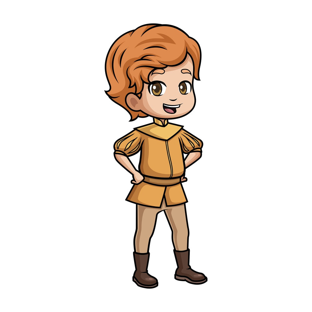Boy prince. PNG - JPG and vector EPS (infinitely scalable).