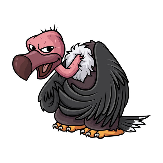 Evil vulture. PNG - JPG and vector EPS (infinitely scalable).