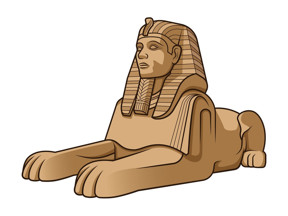 The great sphinx of giza. PNG - JPG and vector EPS (infinitely scalable).
