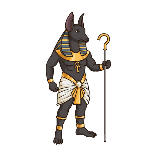 Mythical ancient egyptian tomb guard. PNG - JPG and vector EPS (infinitely scalable).