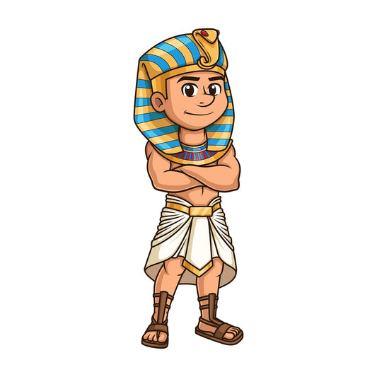 Ancient egyptian pharaoh. PNG - JPG and vector EPS file formats (infinitely scalable). Image isolated on transparent background.