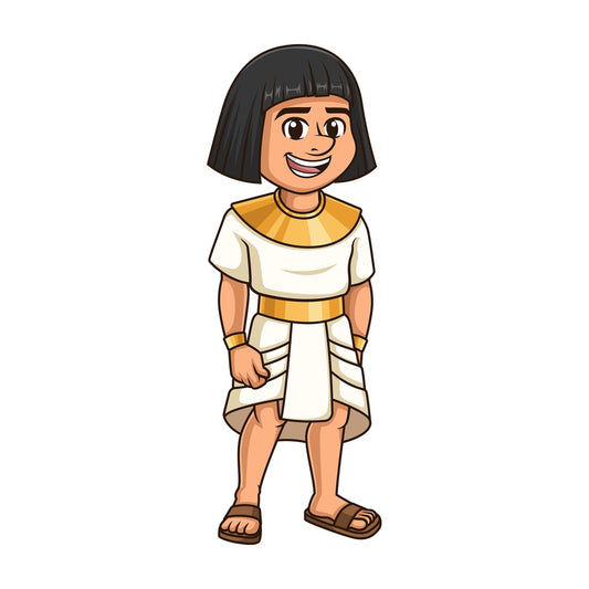 Ancient egyptian nobleman. PNG - JPG and vector EPS file formats (infinitely scalable). Image isolated on transparent background.