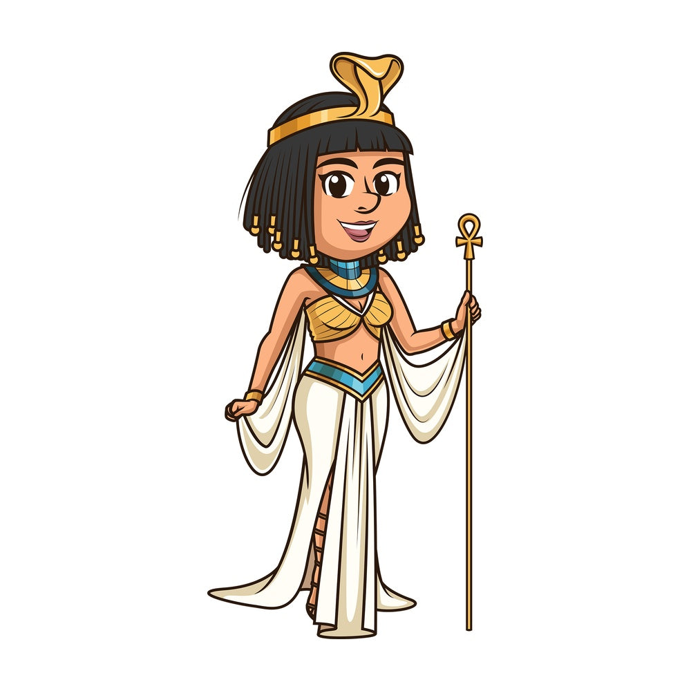 Queen cleopatra. PNG - JPG and vector EPS file formats (infinitely scalable). Image isolated on transparent background.