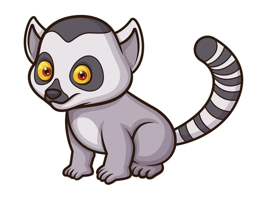 Baby lemur. PNG - JPG and vector EPS (infinitely scalable).